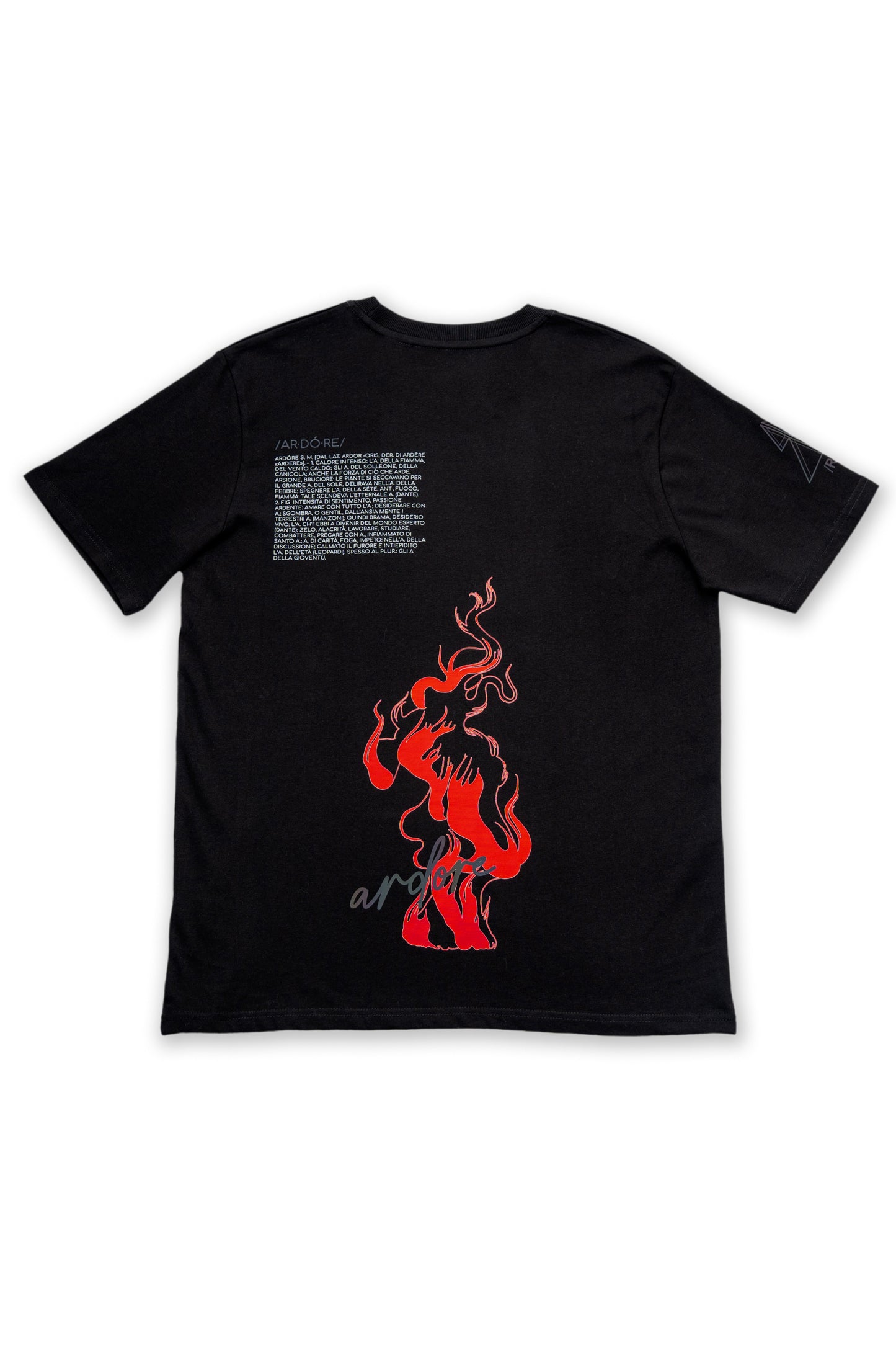 R4R-B-126V VULCANO BLACK T-SHIRT