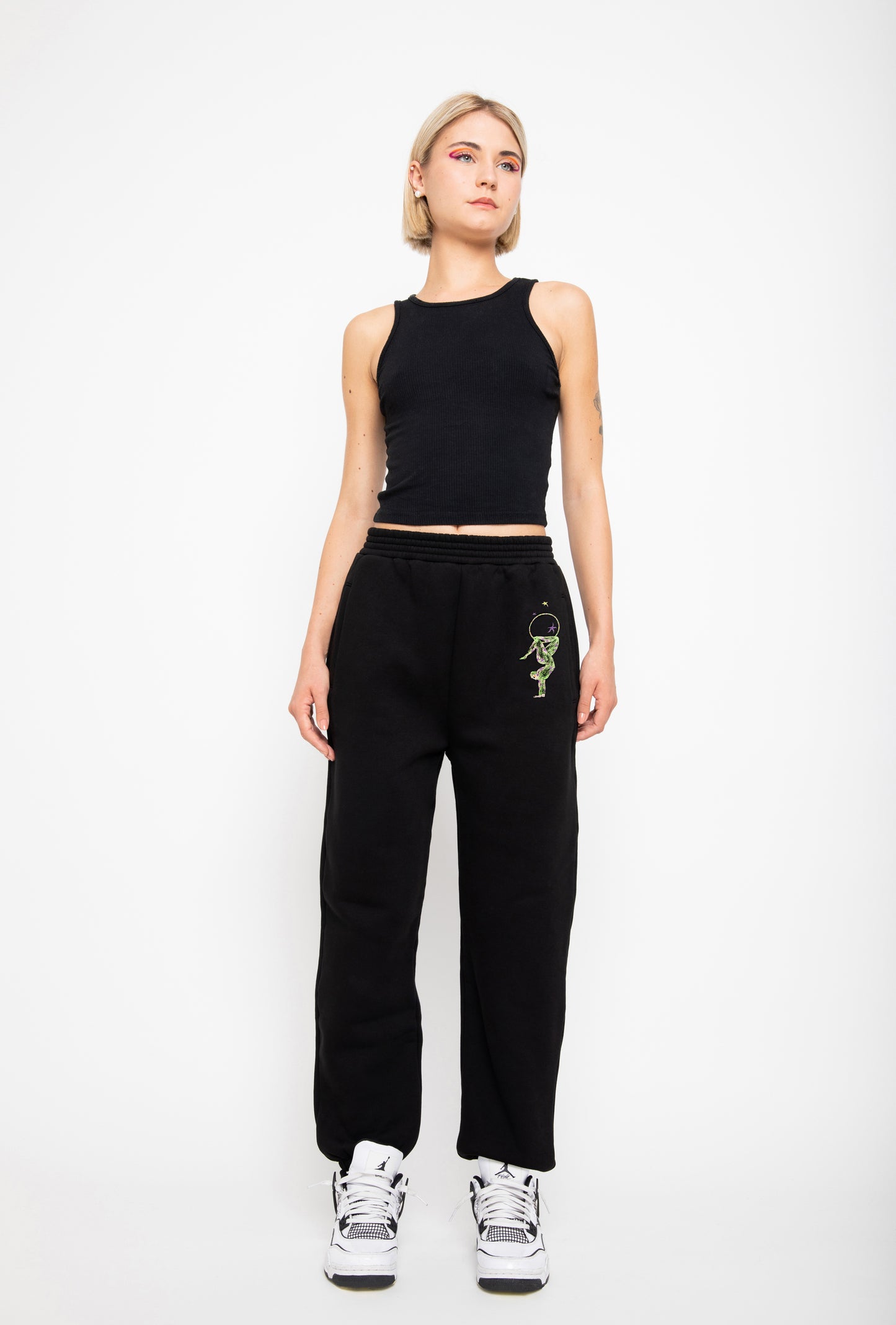 R4R-B-117-10 SWEATPANTS WITH RELIEF PRINT